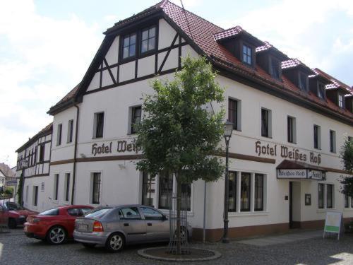 Hotel Weisses Ross Elsterwerda エクステリア 写真